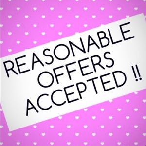 All offers will be considered!